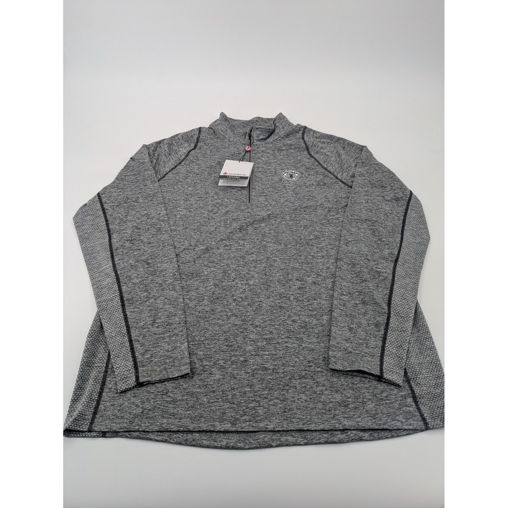 NWT Sunice Tobey Pullover Mens XL‎ Charcoal 1/2 Zip Medinah Country Club